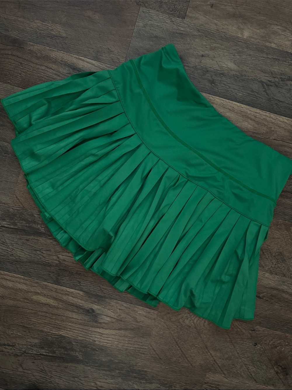 Joy Girl Green Pleated Mini Skirt - Classic Women's Tennis Skirt